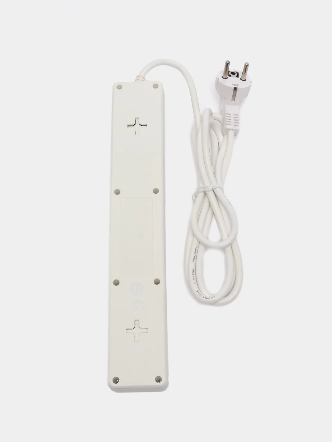 Белый сетевой фильтр Smartbuy SBSP-18U-W, 5 розеток, 2 USB, 1,8 м