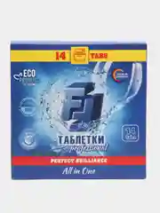 Таблетки для посудомоечных машин FF All in 1 бесфосфатные   14 шт