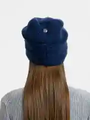 Синий шапка двойная женская"Джина"