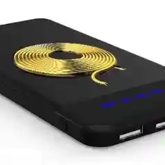 Повербанк, 8000 mAh с беспроводной зарядкой для смартфонов