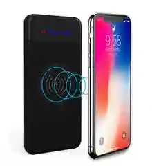Повербанк, 8000 mAh с беспроводной зарядкой для смартфонов