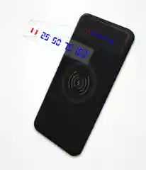 Повербанк, 8000 mAh с беспроводной зарядкой для смартфонов