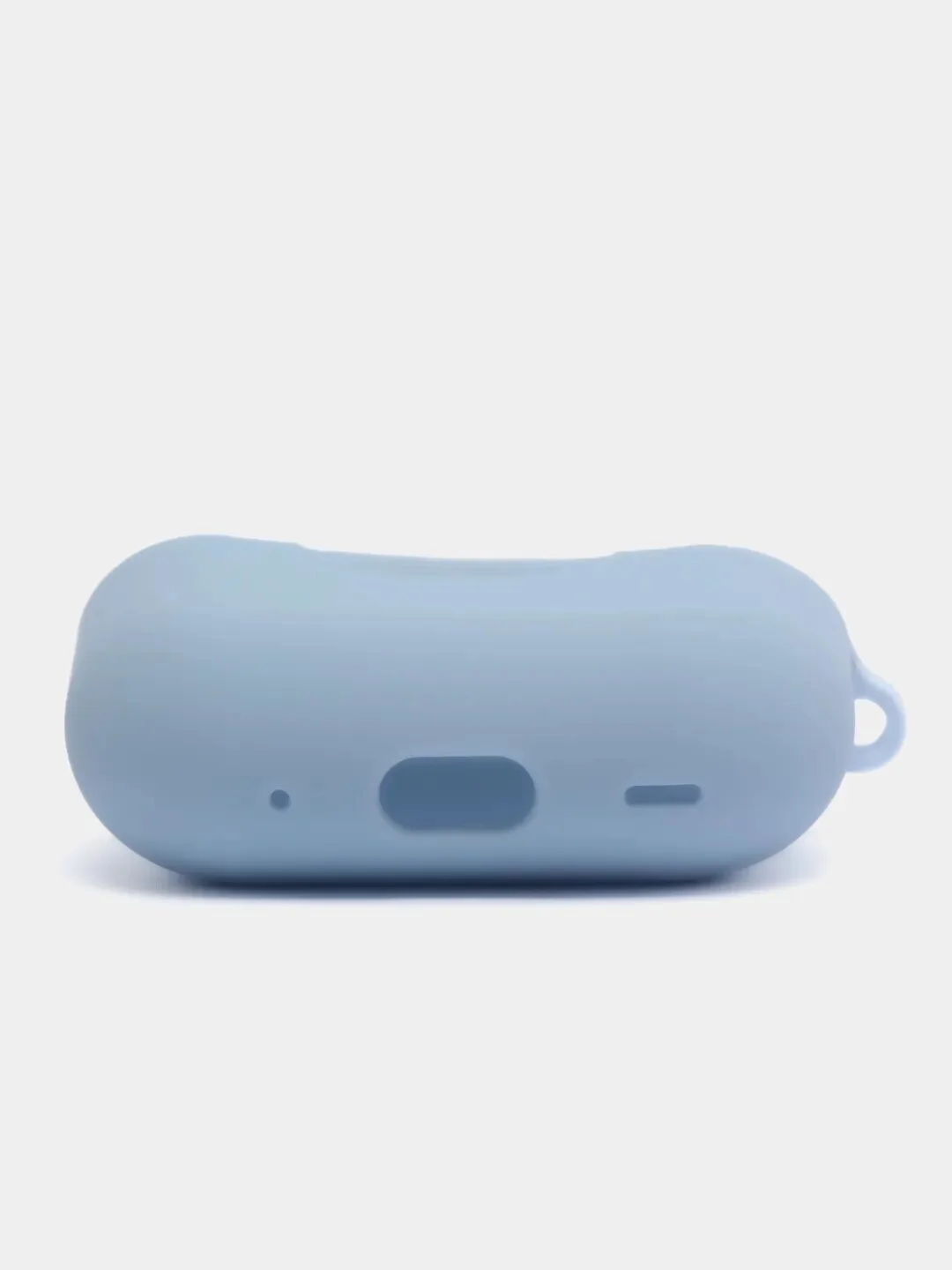 Небесно-голубой силиконовый чехол для наушников AirPods Pro с карабином