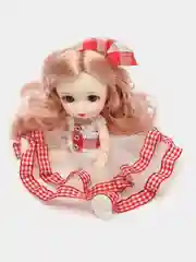 Красный шарнирная кукла Аниме коллекционная