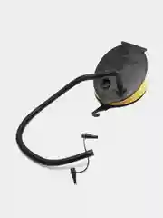Разноцветный матрас надувной Intex, велюровый, двуспальный, ножной насос для матраса