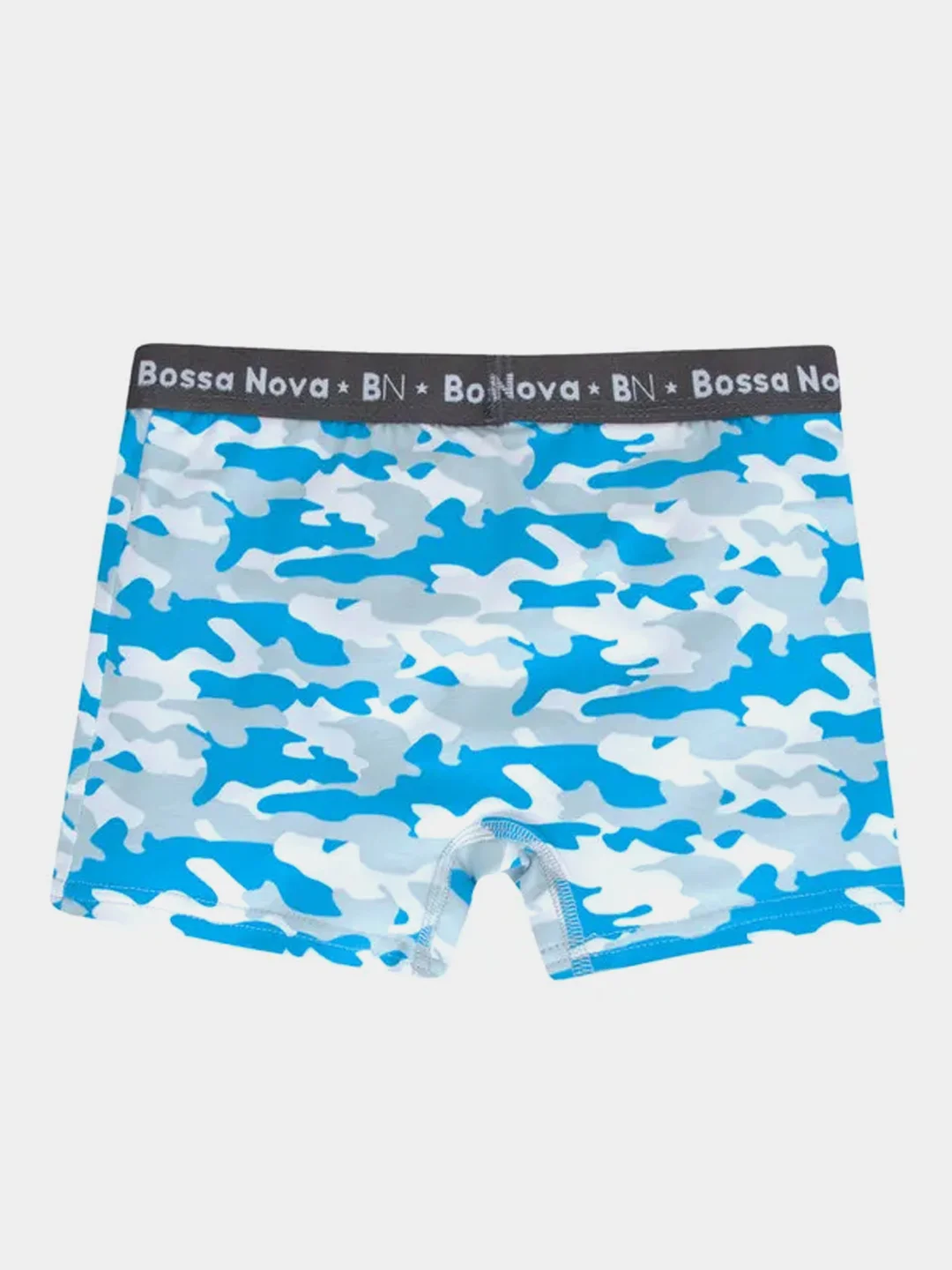 Голубой трусы для мальчика боксеры Bossa Nova "Basic"