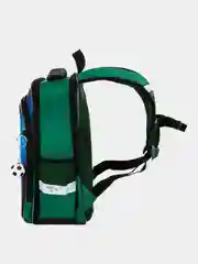 Рюкзак школьный Brauberg, с ортопедической спинкой, 3 отделения, с брелоком "Fire football", 37х28х18см