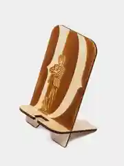 Белый подставка для телефона с рисунком Wednesday (Уэнздей Аддамс)