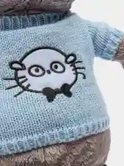 Голубой мягкая игрушка "Кот Басик", 40 см