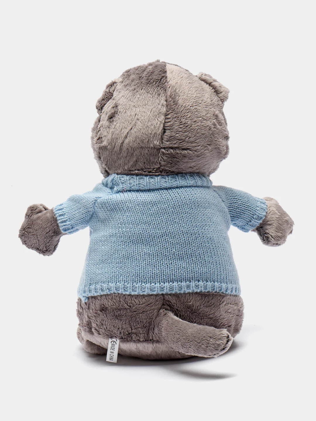 Голубой мягкая игрушка "Кот Басик", 40 см