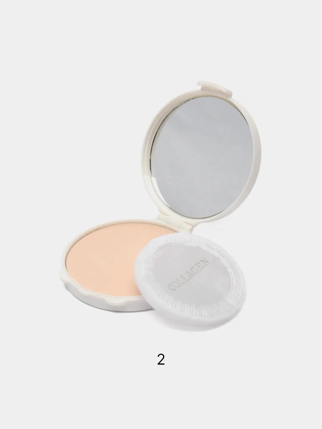 Бежевый пудра для лица с коллагеном Collagen 2 в 1, SPF-30, 6 тонов