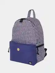 Рюкзак женский, Brauberg, универсальный "White&blue"