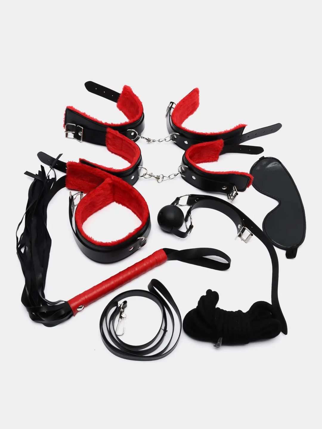 БДСМ-набор для связывания и обездвиживания, 7 предметов купить по цене 599  ₽ в интернет-магазине KazanExpress