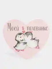 Конфетный открытка-валентинка "Сердце"
