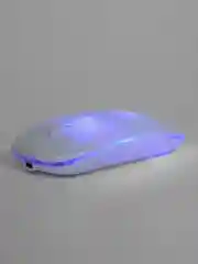Белый мышка беспроводная с подсветкой RGB, беспроводная мышь для компьютера с аккумулятором