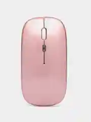 Розовый мышка беспроводная с подсветкой RGB, беспроводная мышь для компьютера с аккумулятором