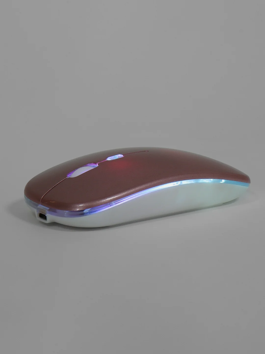 Розовый мышка беспроводная с подсветкой RGB, беспроводная мышь для компьютера с аккумулятором