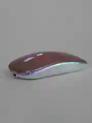 Розовый мышка беспроводная с подсветкой RGB, беспроводная мышь для компьютера с аккумулятором