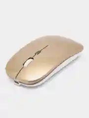 Золотой мышка беспроводная с подсветкой RGB, беспроводная мышь для компьютера с аккумулятором