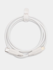 Кабель зарядный Apple iPhone, Type-C - Lightning( Apple ), 2 А, 1 м, белый
