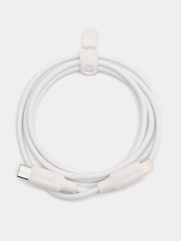 Кабель зарядный Apple iPhone, Type-C - Lightning( Apple ), 2 А, 1 м, белый