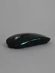 Черный компьютерная мышь бесшумная беспроводная оптическая Bluetoth/RGB-подсветка, 800-1600 dpi