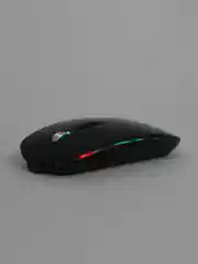 Черный компьютерная мышь бесшумная беспроводная оптическая Bluetoth/RGB-подсветка, 800-1600 dpi