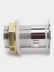 Клапан донный click-clack нажимной Hansen, с переливом, хром