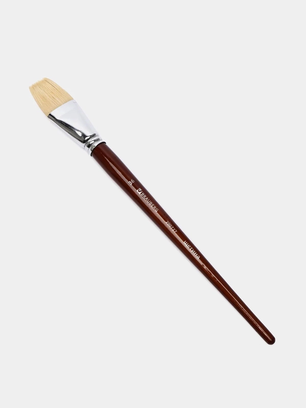 Кисть художественная профессиональная BRAUBERG ART "CLASSIC", щетина, плоская, №36, 200727