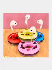 Интерактивная игрушка для кошек "Трек с шариком и мышкой"