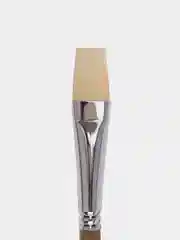 Кисть художественная профессиональная BRAUBERG ART "CLASSIC", щетина, плоская, № 26, длинная ручка, 200725