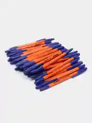 Ручка шариковая BRAUBERG "X-333 Orange", синяя, 50 штук, линия 0,35 мм, 880006