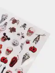 Индиго наклейки-слайдеры для дизайна ногтей