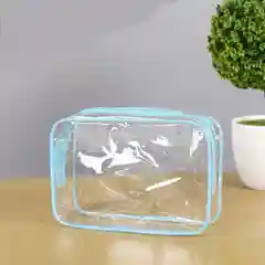 Голубой косметичка, сумка органайзер, Washbag, сумка водонепроницаемая, органайзер дорожный