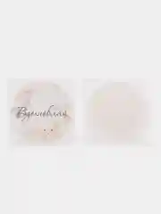 Красный набор круглых наклеек, диаметр 4 см