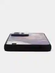 Фиолетовый чехол с рисунком на Realme C31 (Реалми С31)