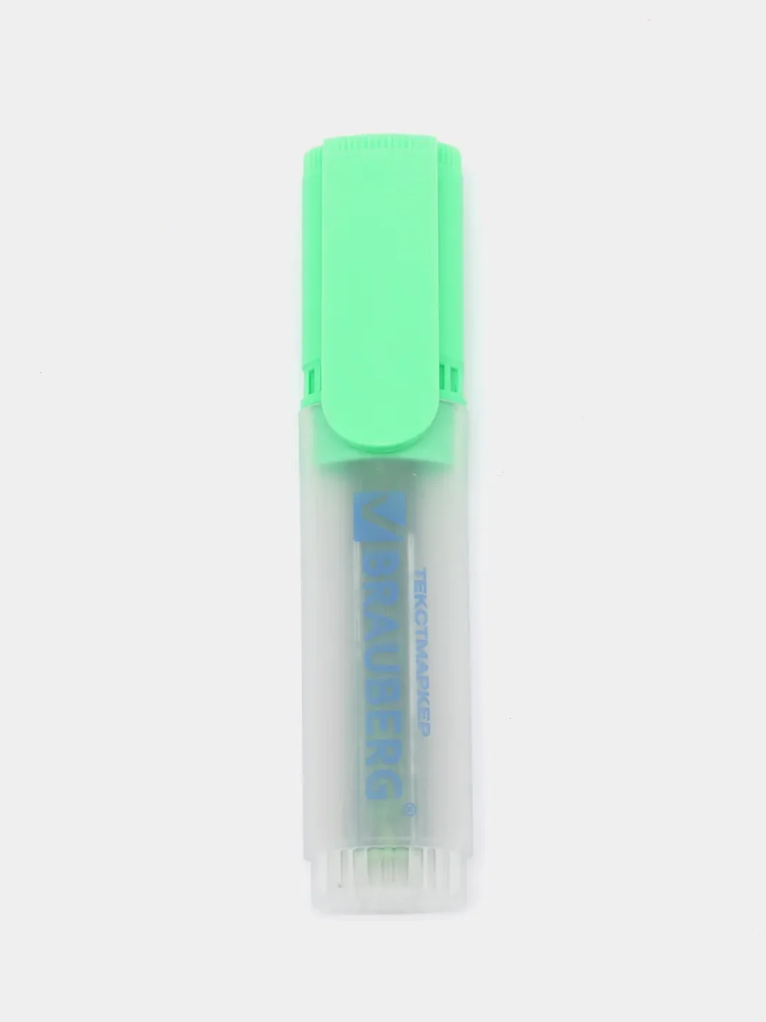 Текстовыделитель BRAUBERG "FLUO", ЗЕЛЕНЫЙ, линия 1-5 мм