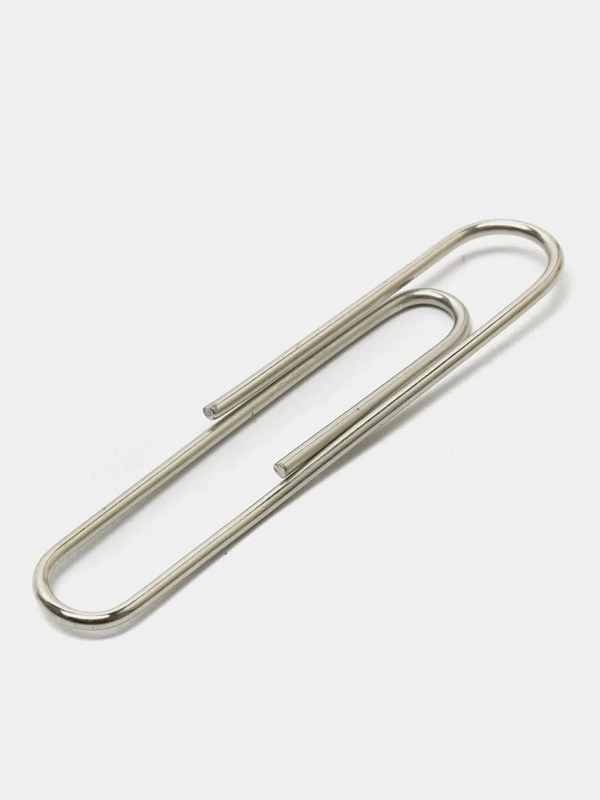Скрепки BRAUBERG, 50 мм, никелированные, 50 шт., в картонной коробке, Россия, 221525