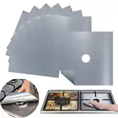 Защитный коврик для газовой плиты, многоразовый, с тефлоновым покрытием, набор 2/4 штуки