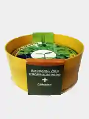 Комплект для проращивания "Свежая зелень" с семенами микрозелени, Гавриш