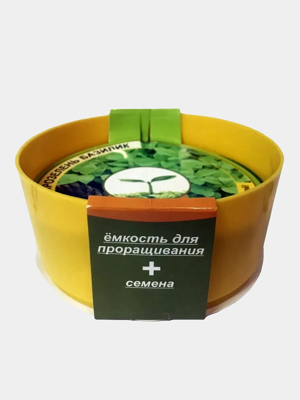 Комплект для проращивания "Свежая зелень" с семенами микрозелени, Гавриш