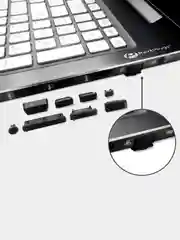 Прозрачный набор пылезащитных заглушек для USB-разъемов