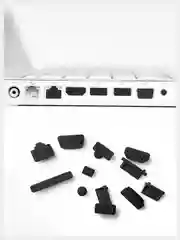 Прозрачный набор пылезащитных заглушек для USB-разъемов