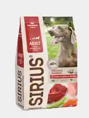 Сухой корм для собак SIRIUS (Сириус) Мясной рацион, 15 кг