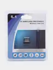 Черный usb адаптер Bluetooth 5.1 (блютуз)