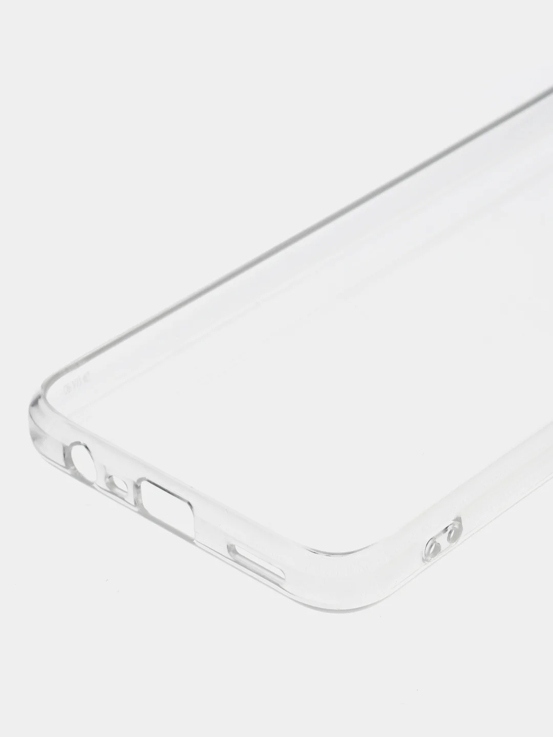 Чехол для Oppo A17, с защитой камеры, силикон, прозрачный