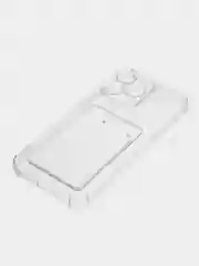 Прозрачный чехол с карманом для карт для iPhone 14, Pro, Max, Plus