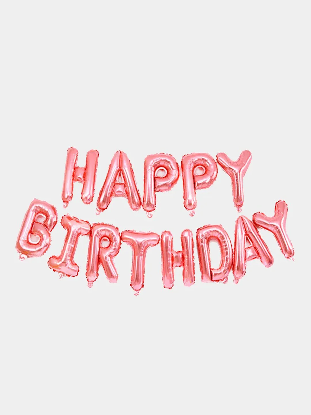Конфетный растяжка "Happy Birthday" из шаров