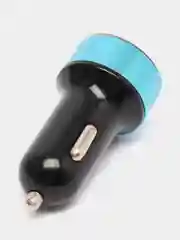 Голубой автомобильное зарядное устройство, 2 USB, 3.1 А в прикуриватель