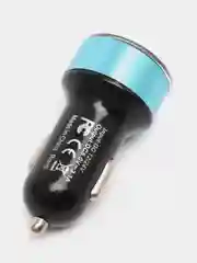 Голубой автомобильное зарядное устройство, 2 USB, 3.1 А в прикуриватель